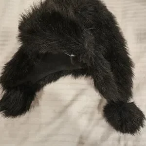 GAP | Accessories | Faux Fur Black Gap Kid Winter Hat Lxl 